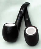 Meerschaum-lined pipes